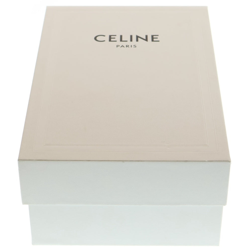 CELINE(セリーヌ) トリオンフ ティーン PVC×レザー ショルダーバッグ ホワイト/ブラウン