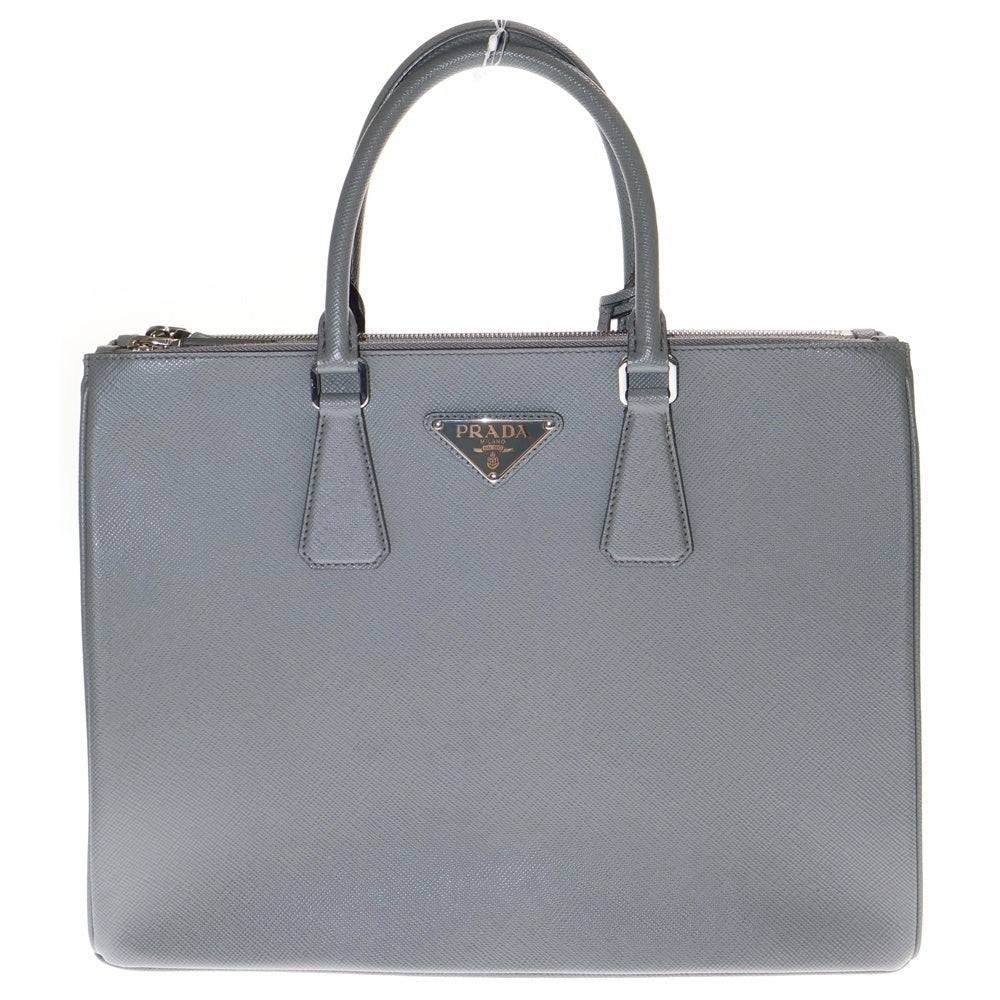 PRADA(プラダ) ガリレア ハンドバッグ グレー サフィアーノレザー