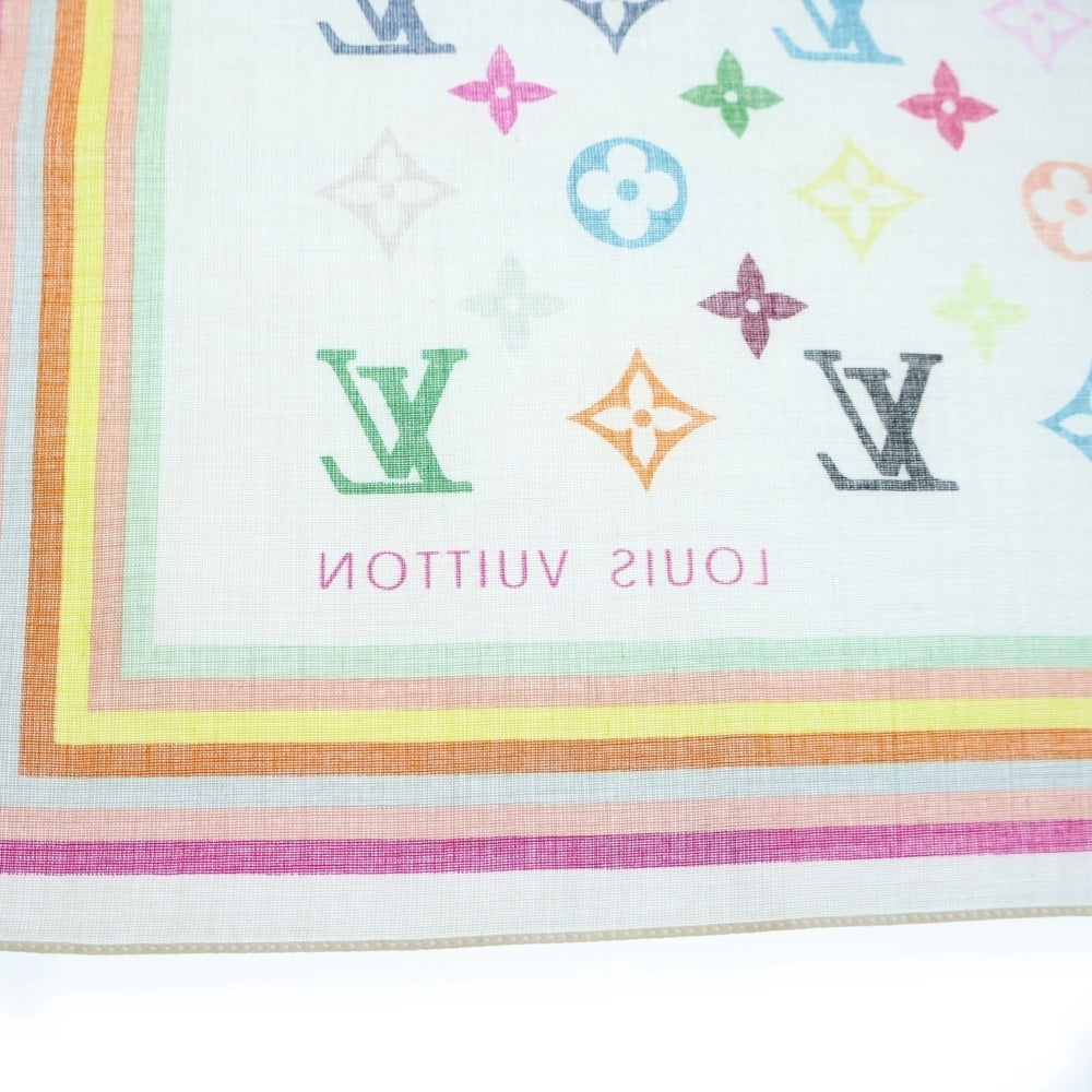 LOUIS VUITTON(ルイヴィトン) モノグラム ミニ ミニ・カレ ブロン マルチカラー スカーフ シルク M71913