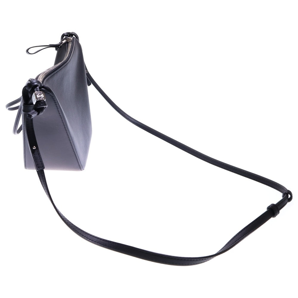 LOEWE(ロエベ) ハンモック ホーボー ミニ レザー 2WAY ハンド ショルダーバッグ シルバー金具 ブラック