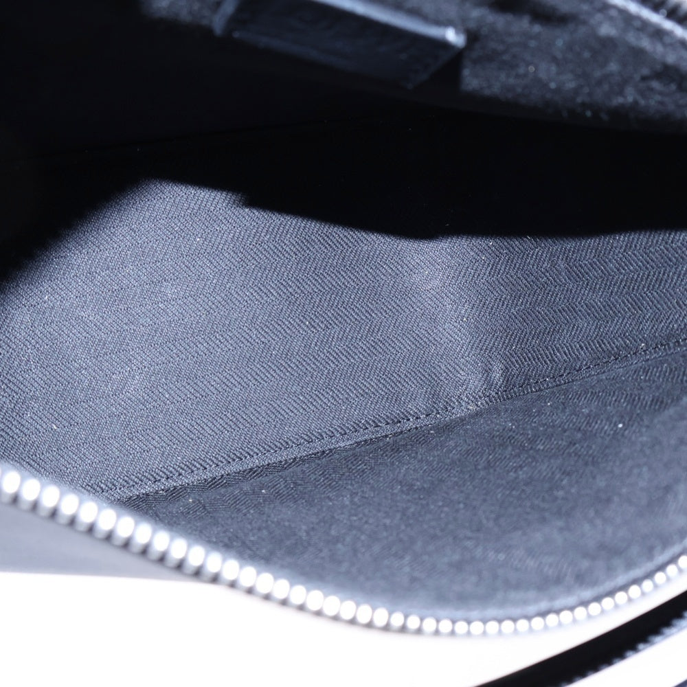 LOEWE(ロエベ) ハンモック ホーボー ミニ レザー 2WAY ハンド ショルダーバッグ シルバー金具 ブラック