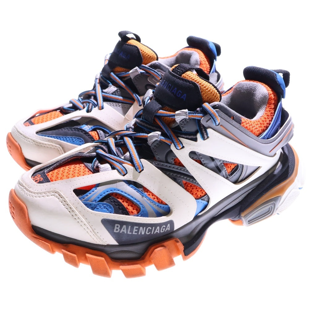 BALENCIAGA(バレンシアガ) Track Trainers トラック トレイナー レースアップ ローカットシューズ スニーカー オレンジ/ブルー レディース 542436
