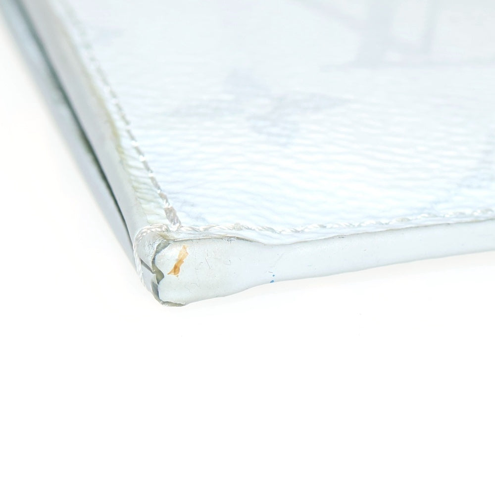 LOUIS VUITTON(ルイヴィトン) モノグラム ポシェットジュールPM セカンドバッグ クラッチバッグ ホワイト PVC ゴールド金具 M61754