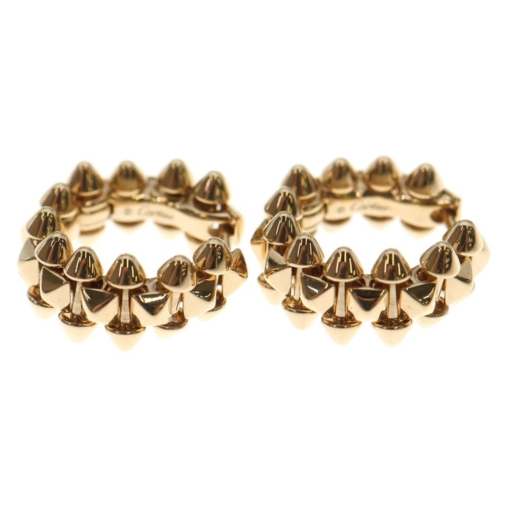 Cartier(カルティエ) クラッシュ ドゥ カルティエ ミニ ピアス Au750 K18 PG ピンクゴールド B8301520