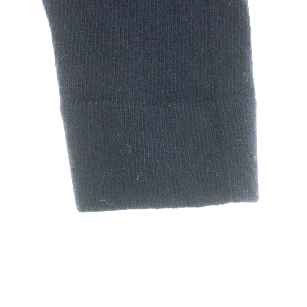 HERMES(エルメス) セリエボタン カシミヤニット クルーネック 長袖 カーディガン ネイビー レディース