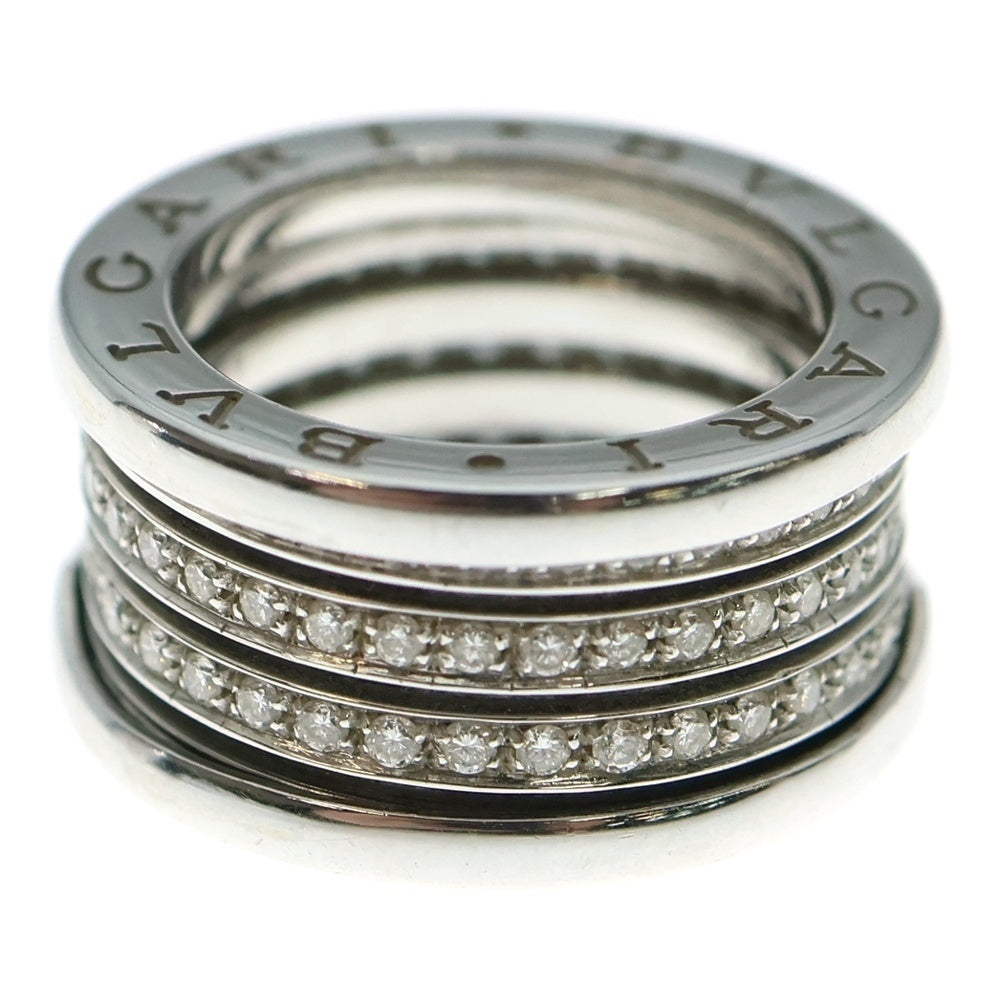 BVLGARI(ブルガリ) B-ZERO 1 ビーゼロワン ダイヤモンド 4バンド リング ホワイトゴールド