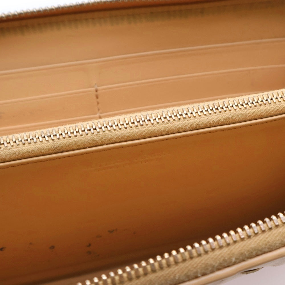 BOTTEGA VENETA(ボッテガヴェネタ) イントレチャート ロングウォレット 長財布 カードケース ベージュ×レザー ゴールド金具