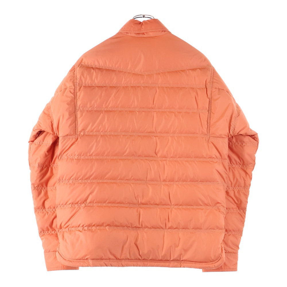 MONCLER(モンクレール) 24SS LAVACHEY ラヴァケイ ワッペンロゴ スナップボタン ダウンジャケット オレンジ J10971G00002 54A3E