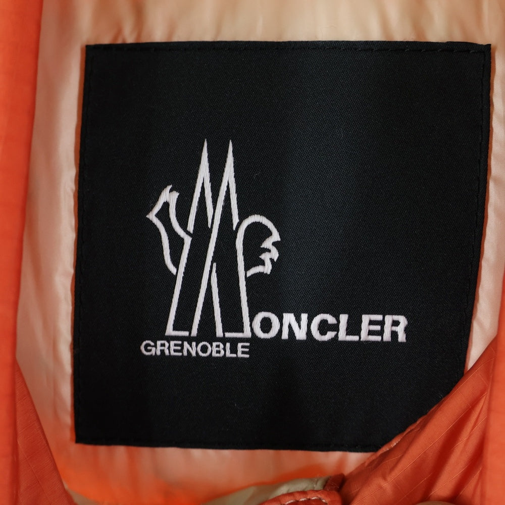 MONCLER(モンクレール) 24SS LAVACHEY ラヴァケイ ワッペンロゴ スナップボタン ダウンジャケット オレンジ J10971G00002 54A3E