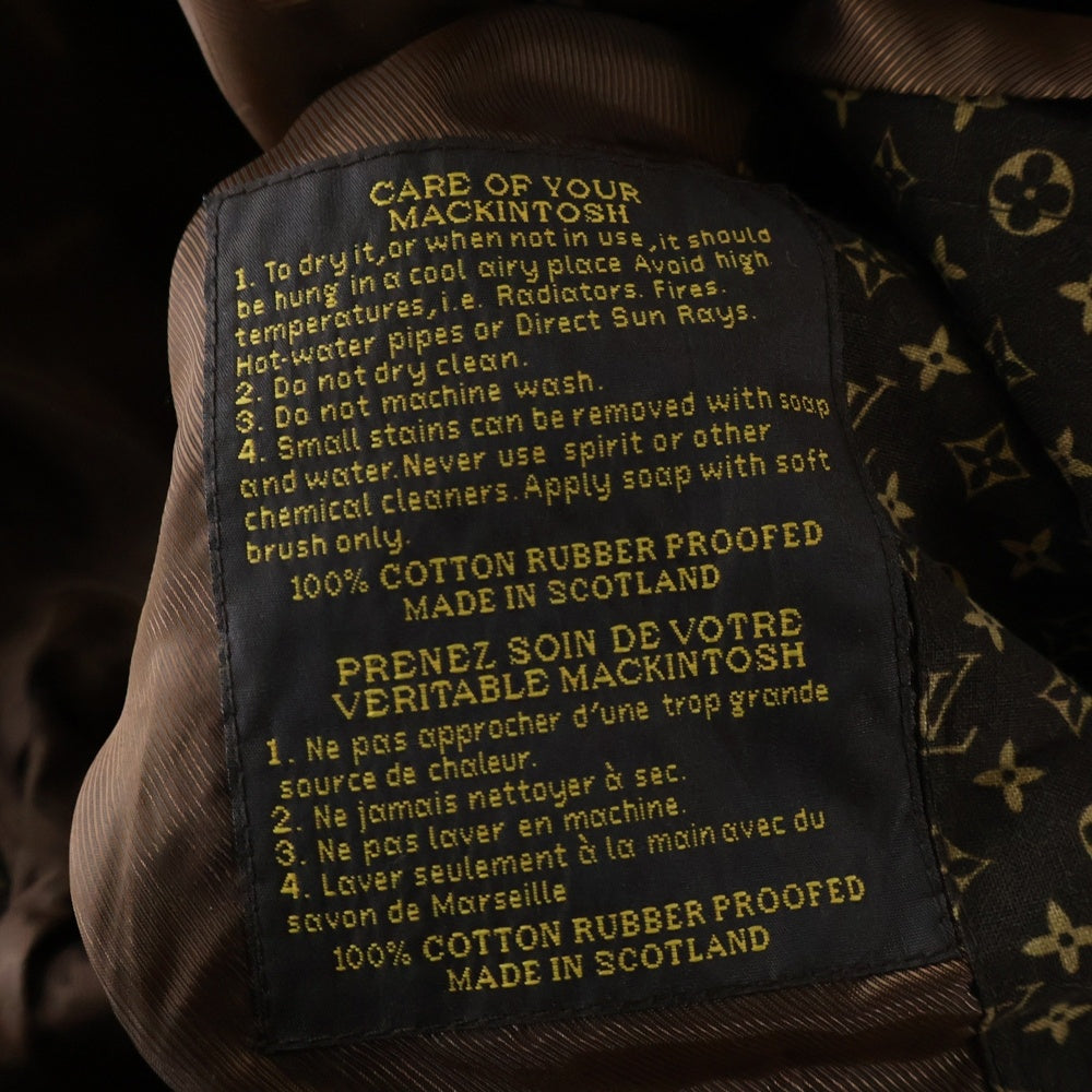 LOUIS VUITTON(ルイヴィトン) モノグラム総柄 コットン ステンカラーコート ブラウン