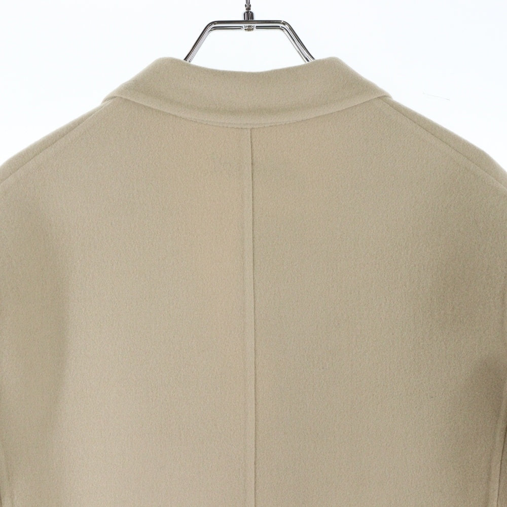 MADISONBLUE(マディソンブルー) 17AW PEARL CHESTER COAT パールボタン ウール ダブルブレスト ピークドラペル チェスター ロング コート ベージュ レディース MB174-2003