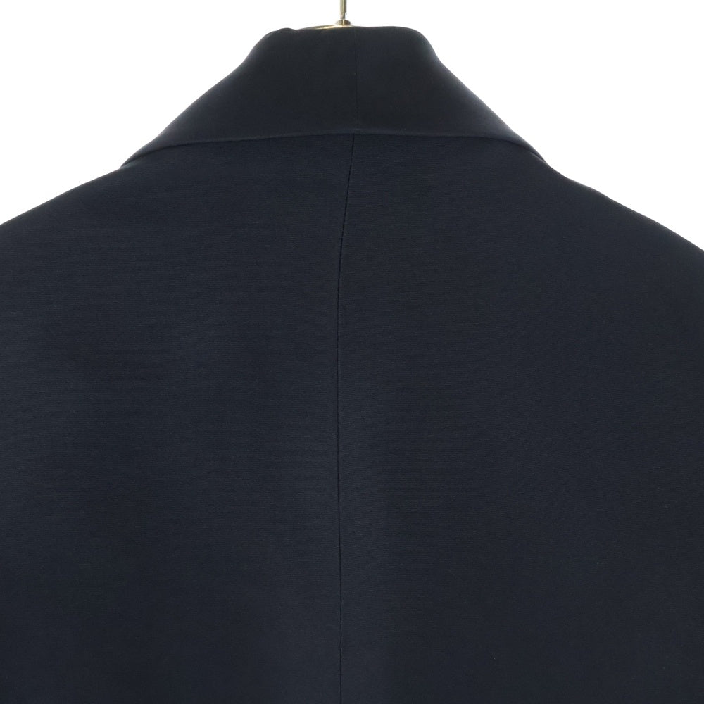 CHANEL(シャネル) 90S VINTAGE ヴィンテージ パール装飾 シルク 2B スナップボタン ショールカラー テーラードジャケット ブラック レディース