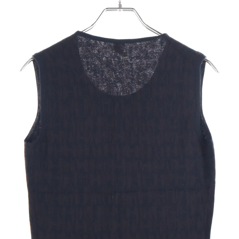 HERMES(エルメス) タンクトップ　ブラウン　カシミヤ　#XS
