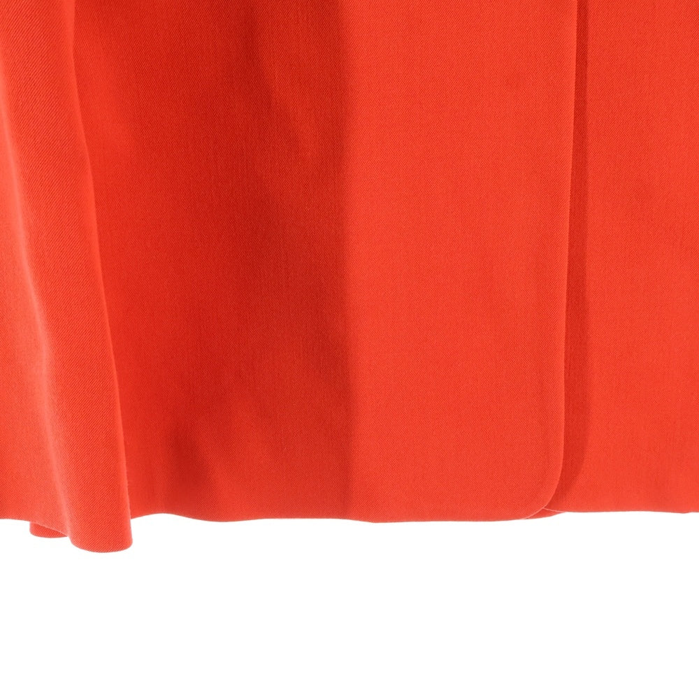 HERMES(エルメス) セリエボタン ベロア切り替え ウール テーラード ジョッキージャケット レッド/ブラック レディース