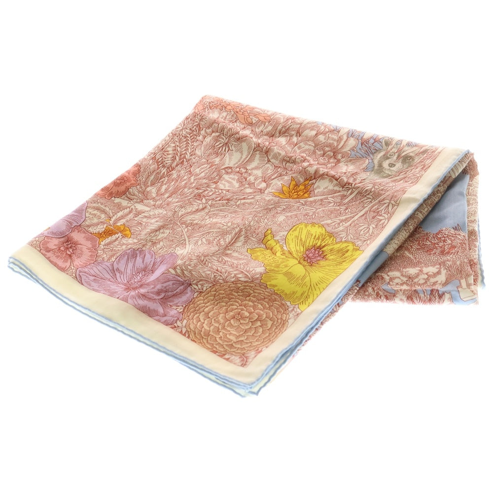 HERMES(エルメス) カレジュアン140 カシミアシルク RETOUR A LA NATURE マルチカラー レディース