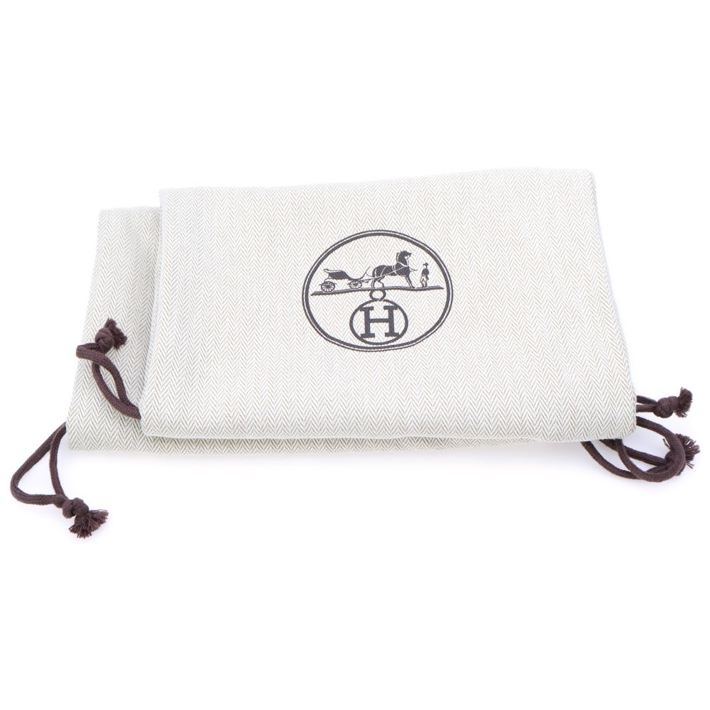 HERMES(エルメス) 23AW HOT ホット ケリーバックル レザー ローカットシューズ ローファー シルバー金具 ブラック レディース