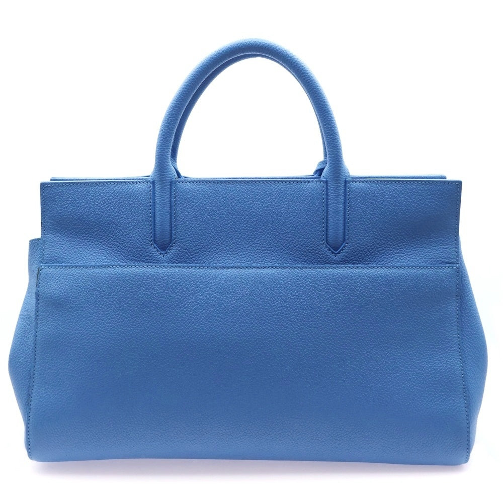 SAINT LAURENT PARIS(サンローランパリ) カバリヴゴーシュ 2way ハンドバッグ ショルダーバッグ ブルー レザー 400413