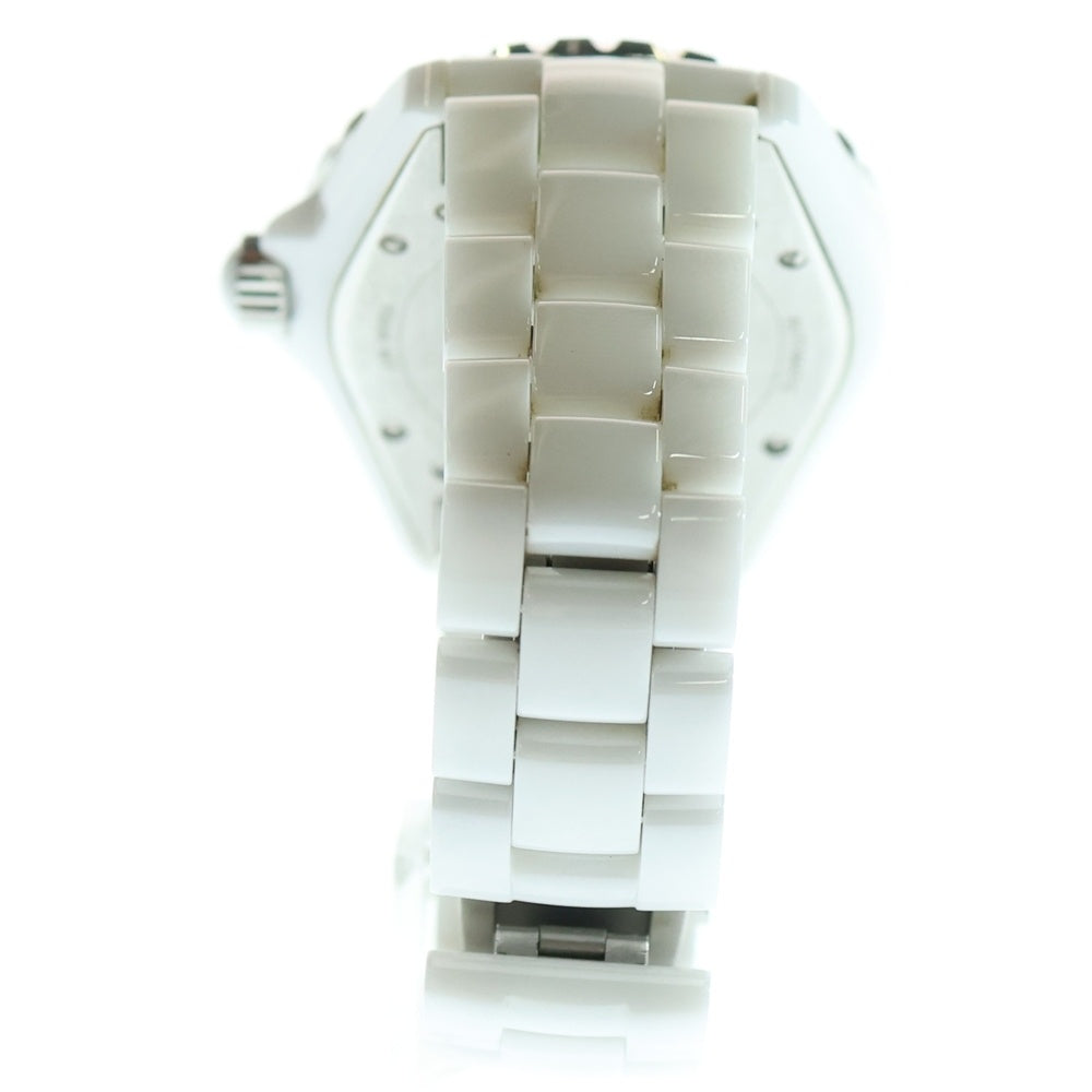 CHANEL(シャネル) J12 白文字盤 12Pダイヤモンド セラミック 自動巻き CE/AT H1629 腕時計