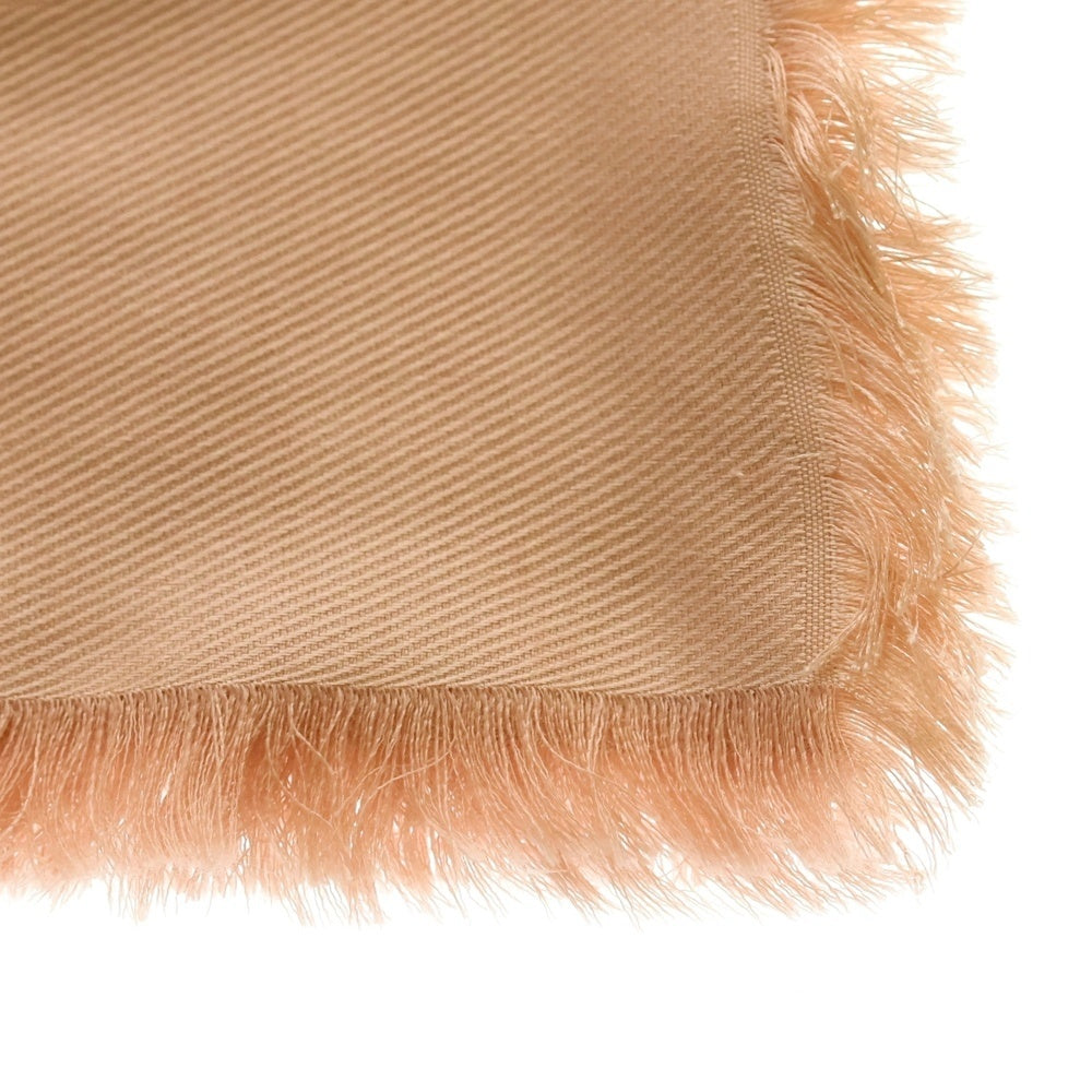 LOUIS VUITTON(ルイヴィトン) ショール・モノグラム ピンク シルク×ウール M76875