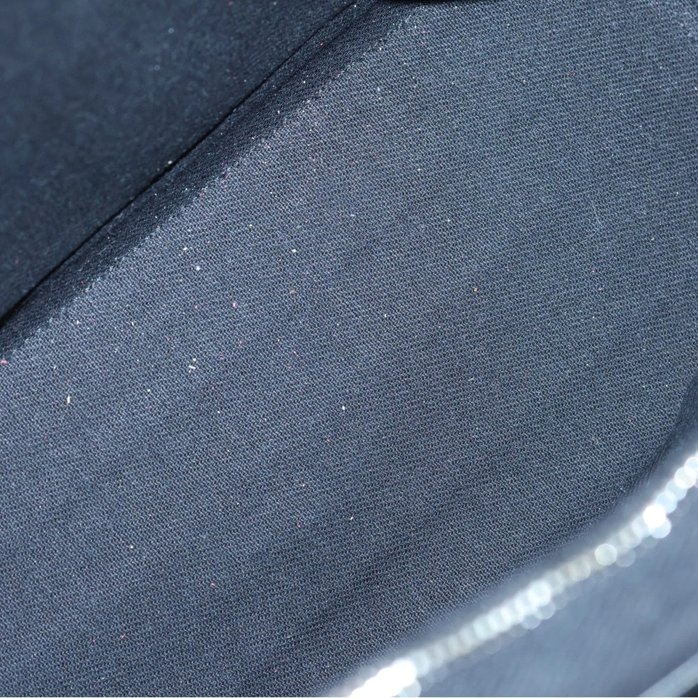 YVES SAINT LAURENT(イヴサンローラン) ミューズトゥ ハンドバッグ ブラック レザー 229680 シルバー金具