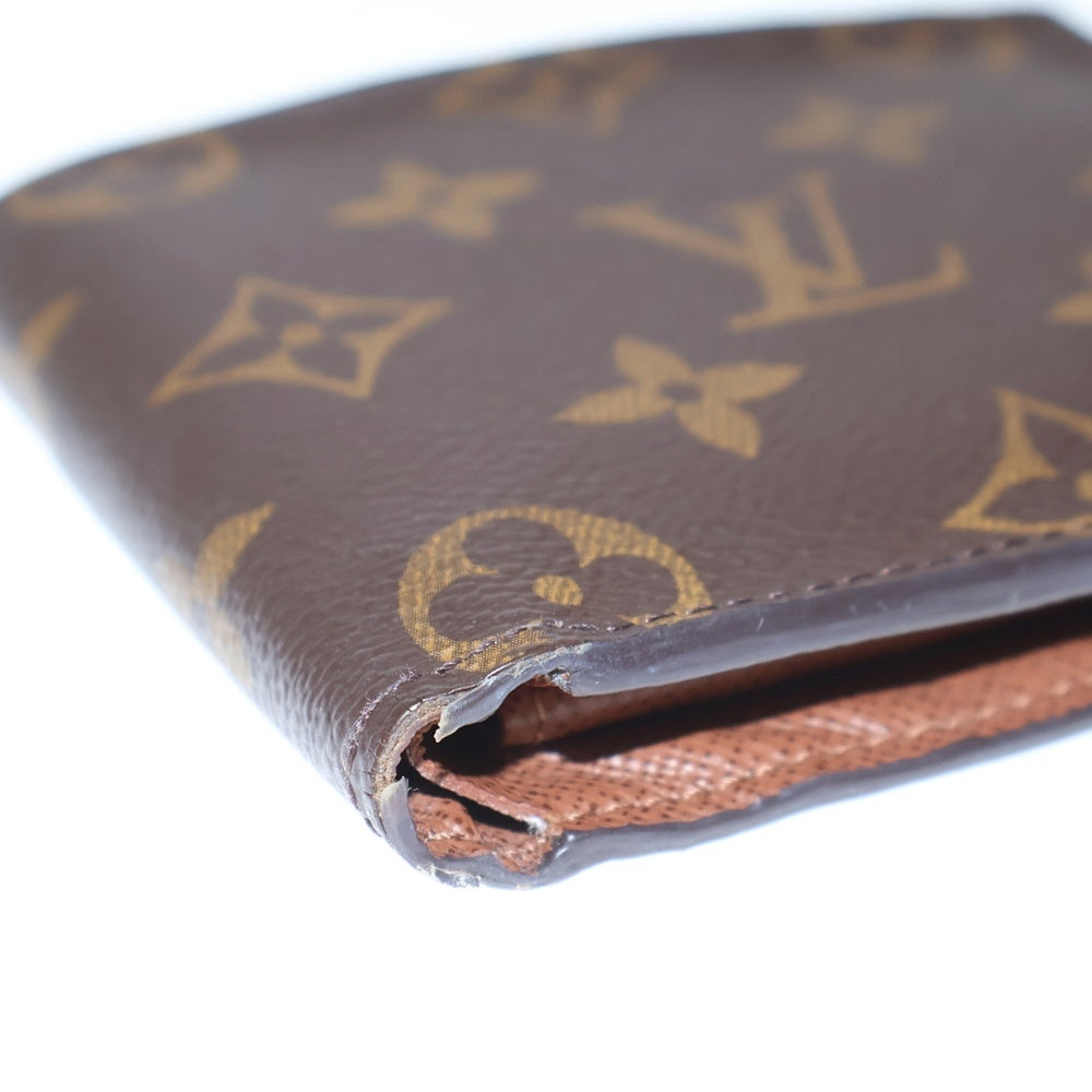 LOUIS VUITTON(ルイヴィトン) モノグラム ポルトフォイユ・マルコ コンパクトウォレット カードケース 二つ折り財布 ブラウン PVC M62288