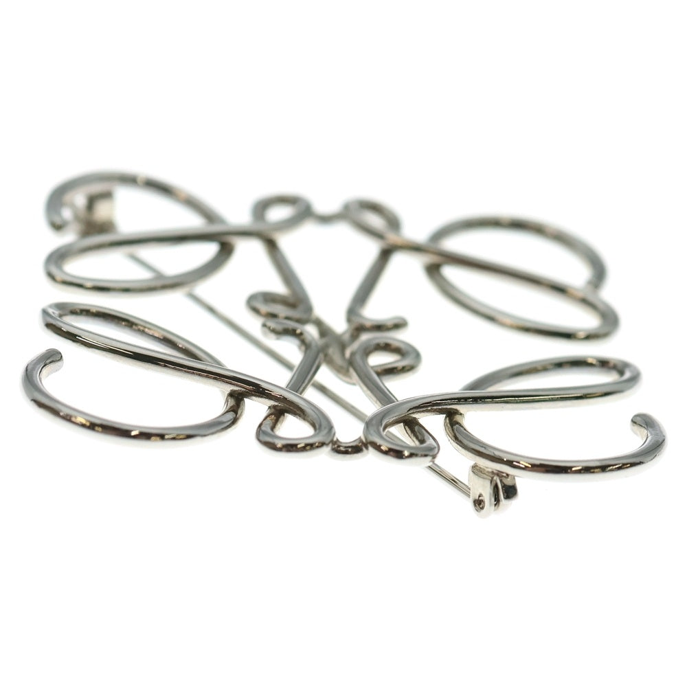 LOEWE(ロエベ) アナグラム ロゴ ブローチ ピンバッジ シルバー