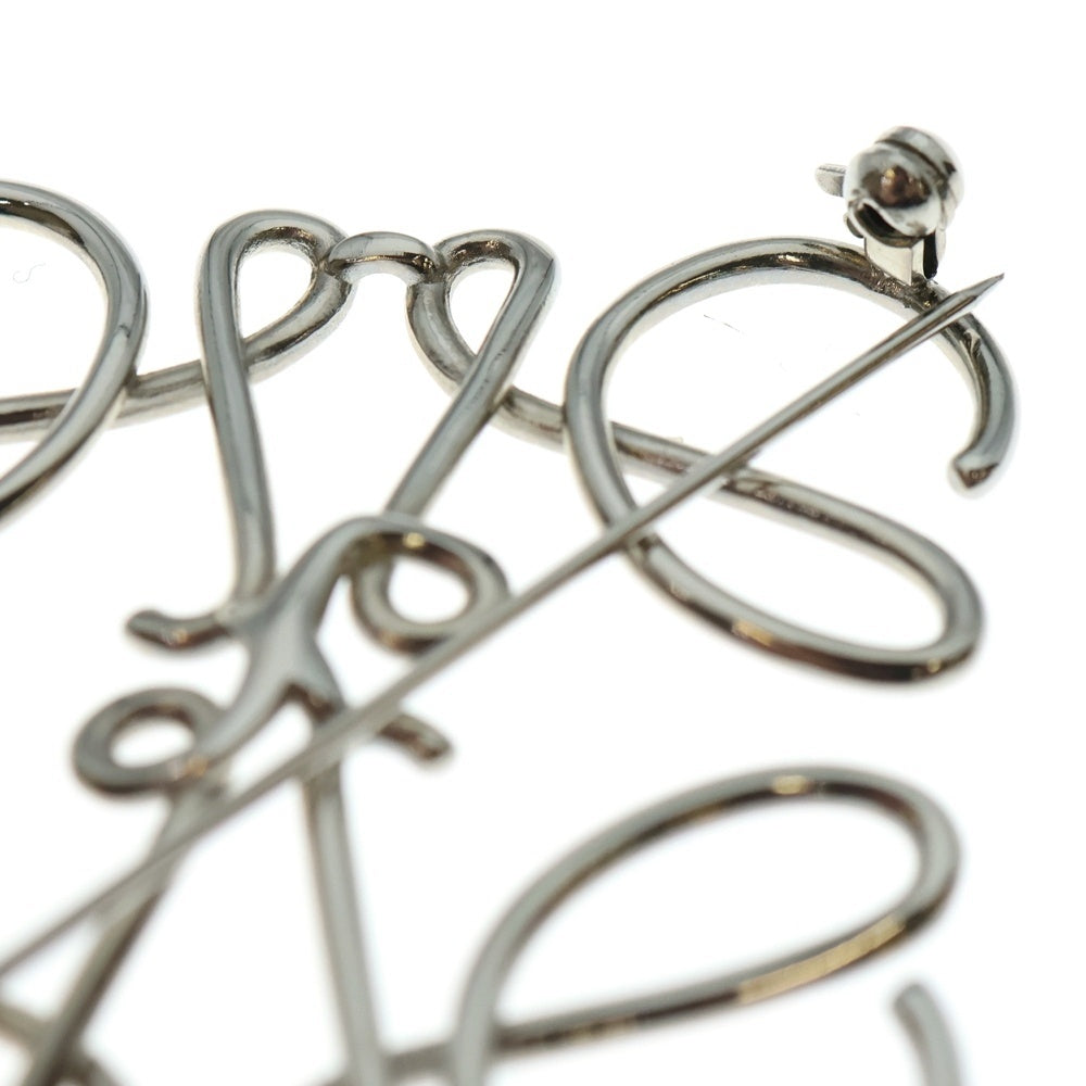 LOEWE(ロエベ) アナグラム ロゴ ブローチ ピンバッジ シルバー