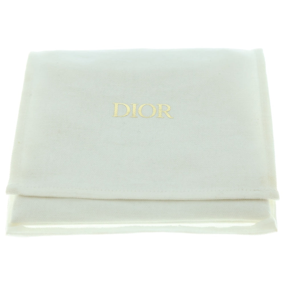 Christian Dior(クリスチャンディオール) CDロゴ フェイクパールネックレス チョーカー ゴールド×ホワイト GP