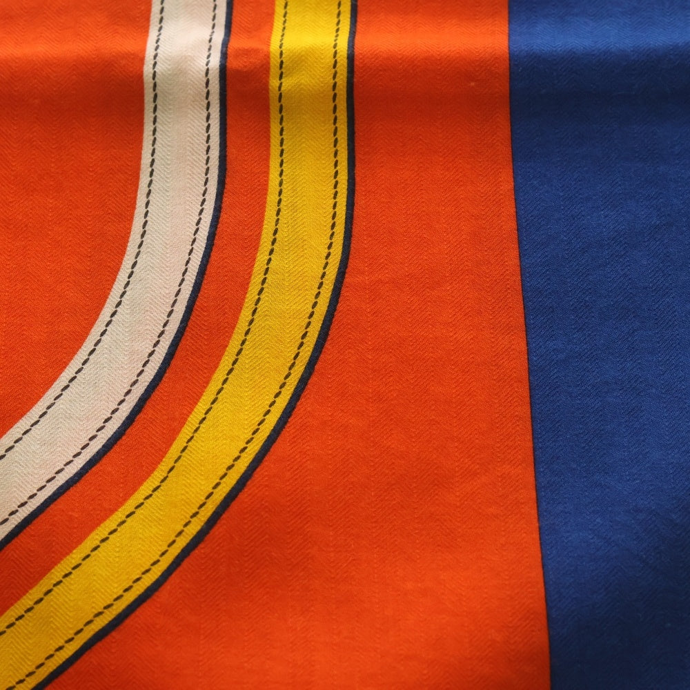 HERMES(エルメス) カレ140 カレジュアン BRIDES DE GALA シルク×カシミヤ マルチカラー 大判スカーフ