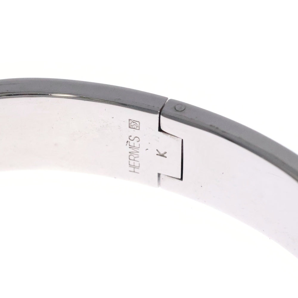 HERMES(エルメス) クリッククラックPM バングル ブレスレット パープル×シルバー メタル