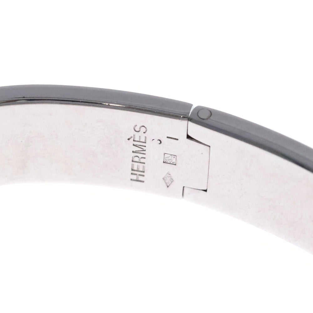 HERMES(エルメス) エマイユPM クリッククラック シルバー ブレスレット ライトブルー メタル