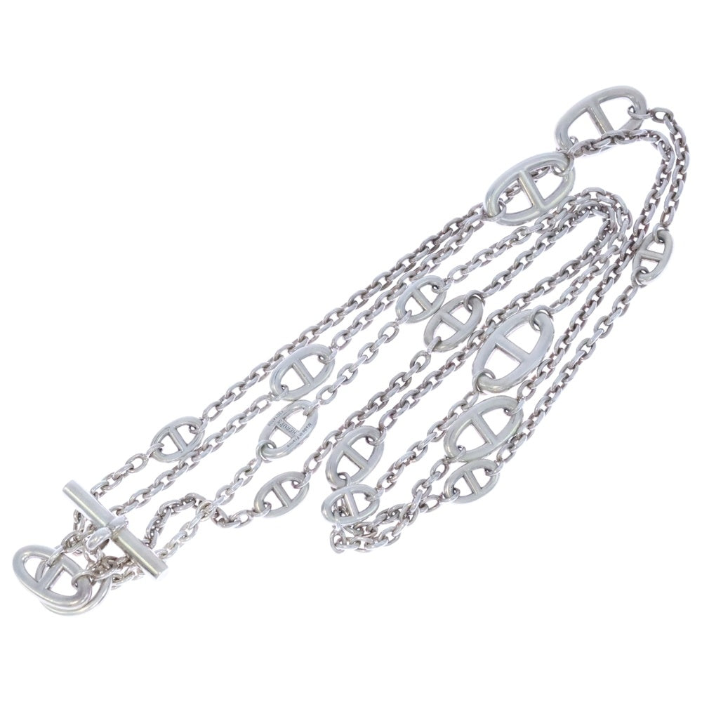 HERMES(エルメス) Chaine d'Ancreファランドール ネックレス 120 シルバー Ag925 SV ペンダント レディース