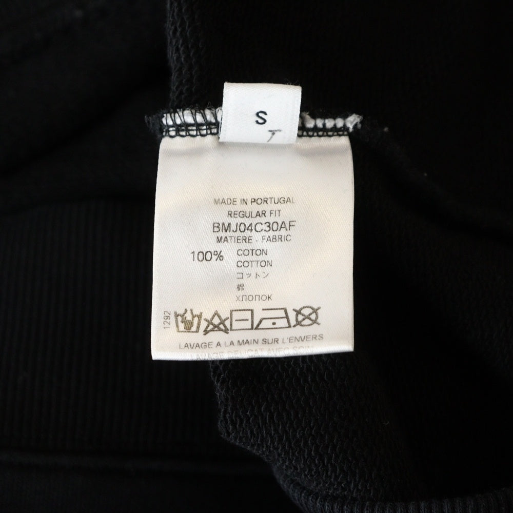 GIVENCHY(ジバンシィ) クラックロゴ プリント プルオーバー スウェットパーカー フーディー ブラック BMJ04C30AF