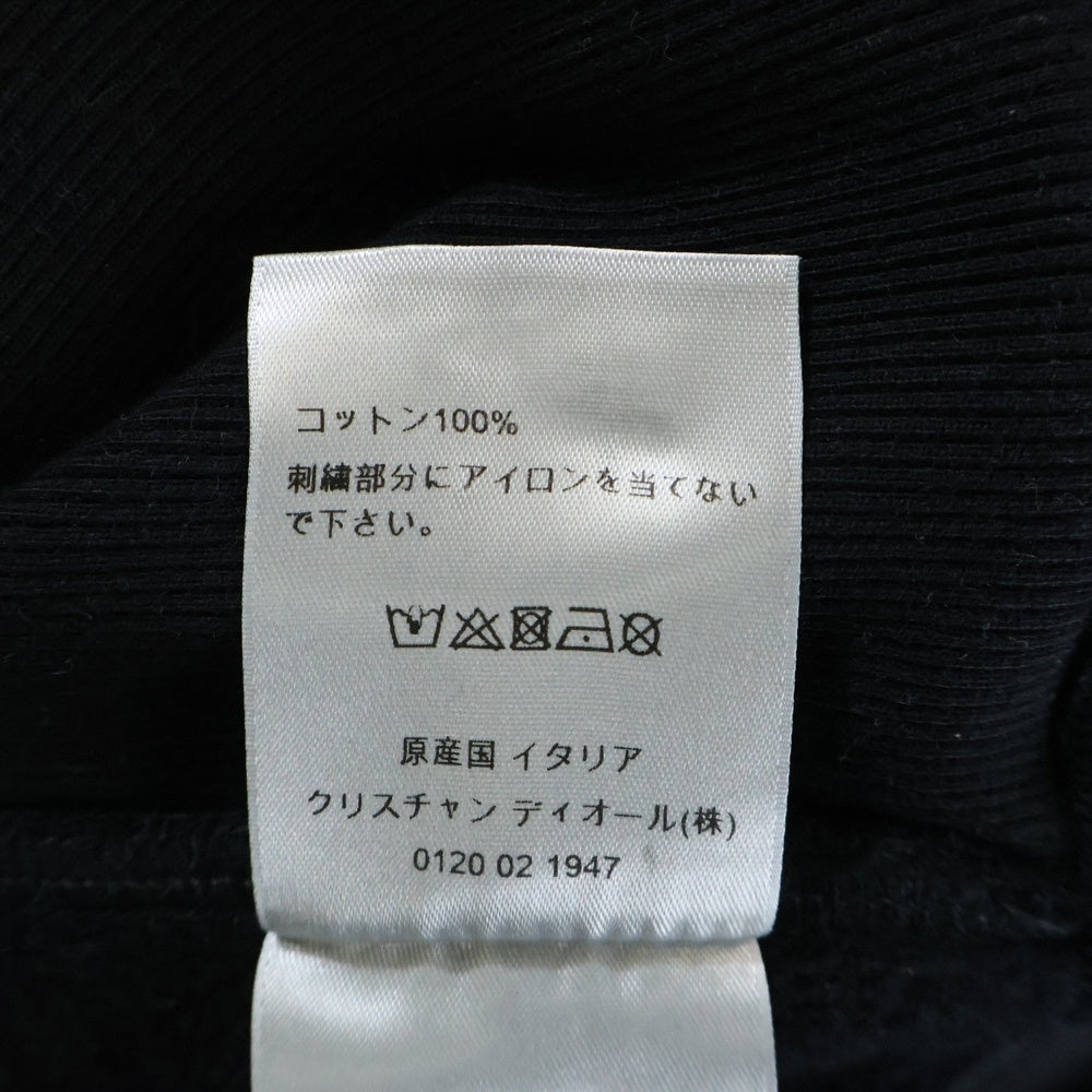 Christian Dior(クリスチャンディオール) 21AW ×KENNY SCHARF ケニーシャーフ グラフィック ロゴ刺繍 プルオーバースウェットパーカー フーディー ブラック 193J688B0531