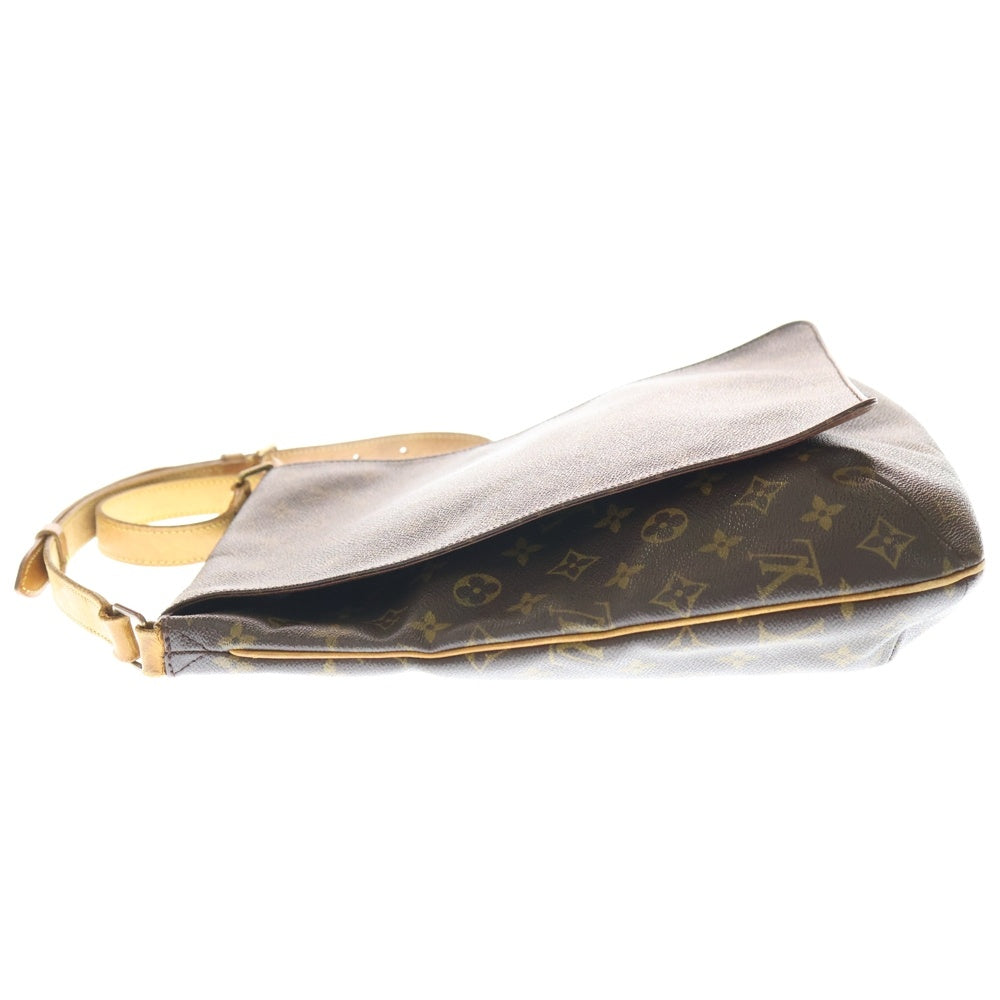LOUIS VUITTON(ルイヴィトン) モノグラム ミュゼットサルサ ショルダーバッグ ブラウン レザー×PVC M51258 ゴールド金具