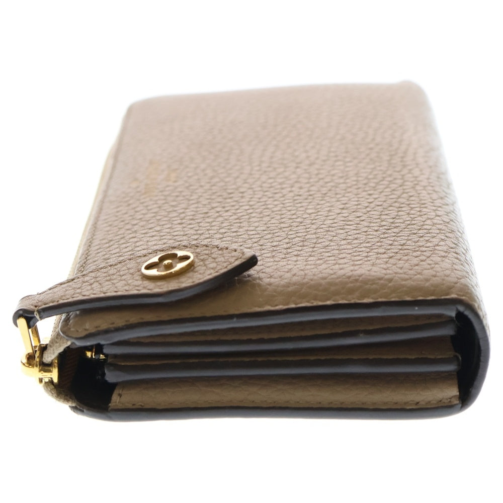 LOUIS VUITTON(ルイヴィトン) ポルトフォイユ・コメット ベージュ トリヨン ロングウォレット 長財布 カードケース ベージュ レザー M63104 シルバー金具