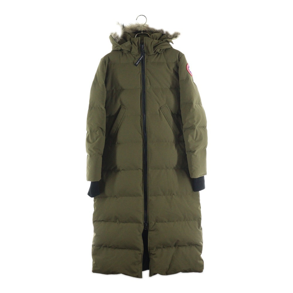 CANADA GOOSE(カナダグース) Mystique Parka ミスティーク パーカー ファー フーデッド ジップアップ ダウン ロング ジャケット コート カーキ レディース 3035LA