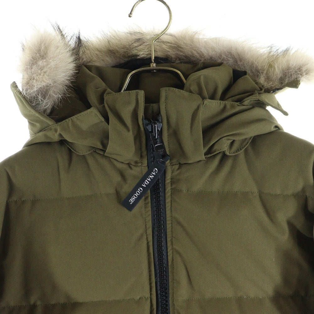 CANADA GOOSE(カナダグース) Mystique Parka ミスティーク パーカー ファー フーデッド ジップアップ ダウン ロング ジャケット コート カーキ レディース 3035LA