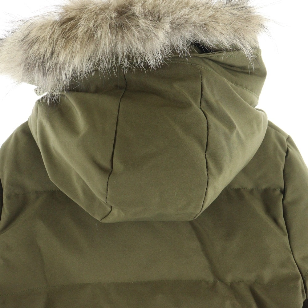 CANADA GOOSE(カナダグース) Mystique Parka ミスティーク パーカー ファー フーデッド ジップアップ ダウン ロング ジャケット コート カーキ レディース 3035LA
