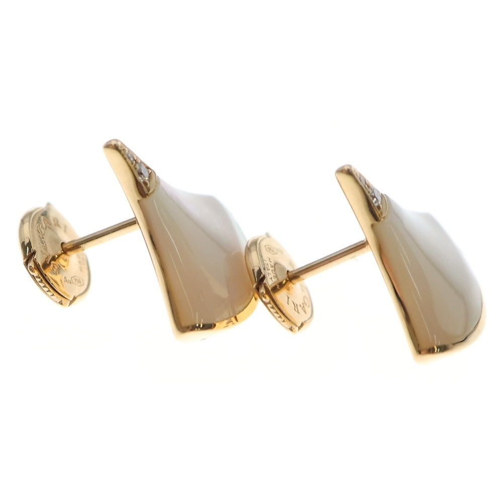 BVLGARI(ブルガリ) デーヴァドリーム ピアス シェル Au750 K18