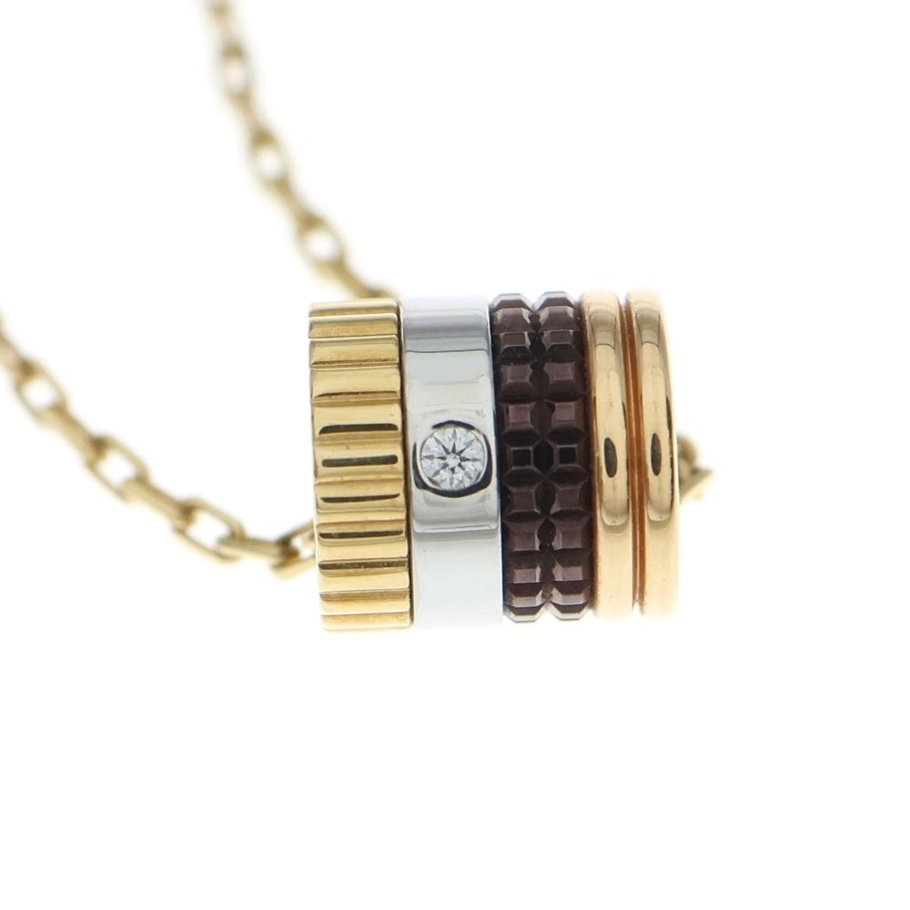 BOUCHERON(ブシュロン) キャトル クラシック スモール 1PD ダイヤ ネックレス Au750 K18 ゴールド ペンダント