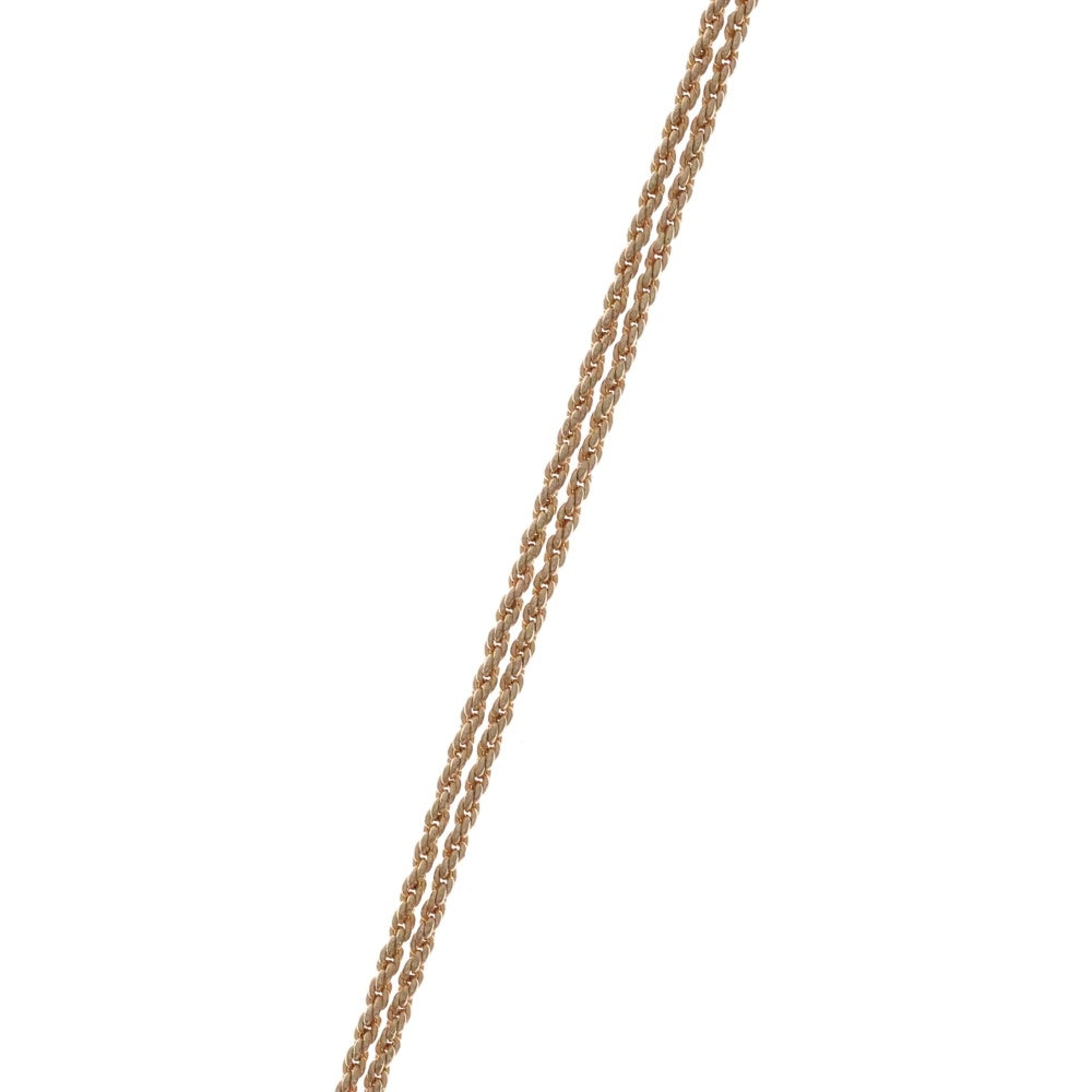 Christian Dior(クリスチャンディオール) CDロゴ ラウンド ネックレス ペンダント チェーン ゴールド GP