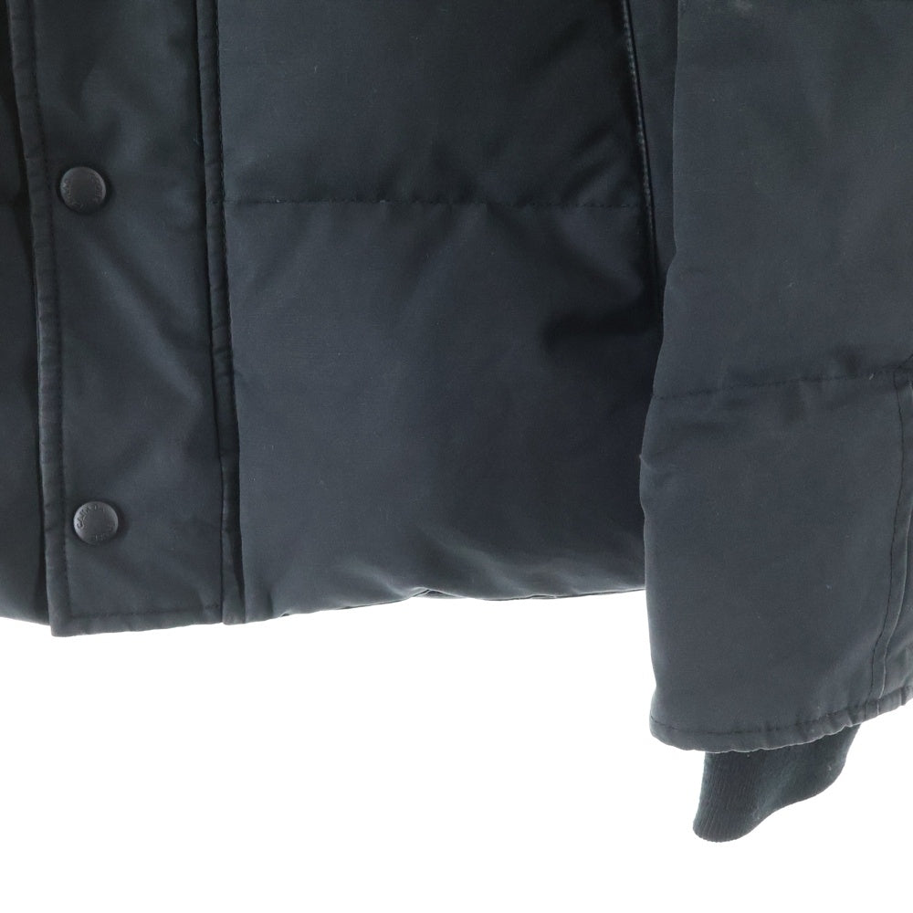 CANADA GOOSE(カナダグース) WYNDHAM PARKA ウィンダム パーカー ワッペンロゴ ジップアップ ダウンジャケット ブラック 3808MA