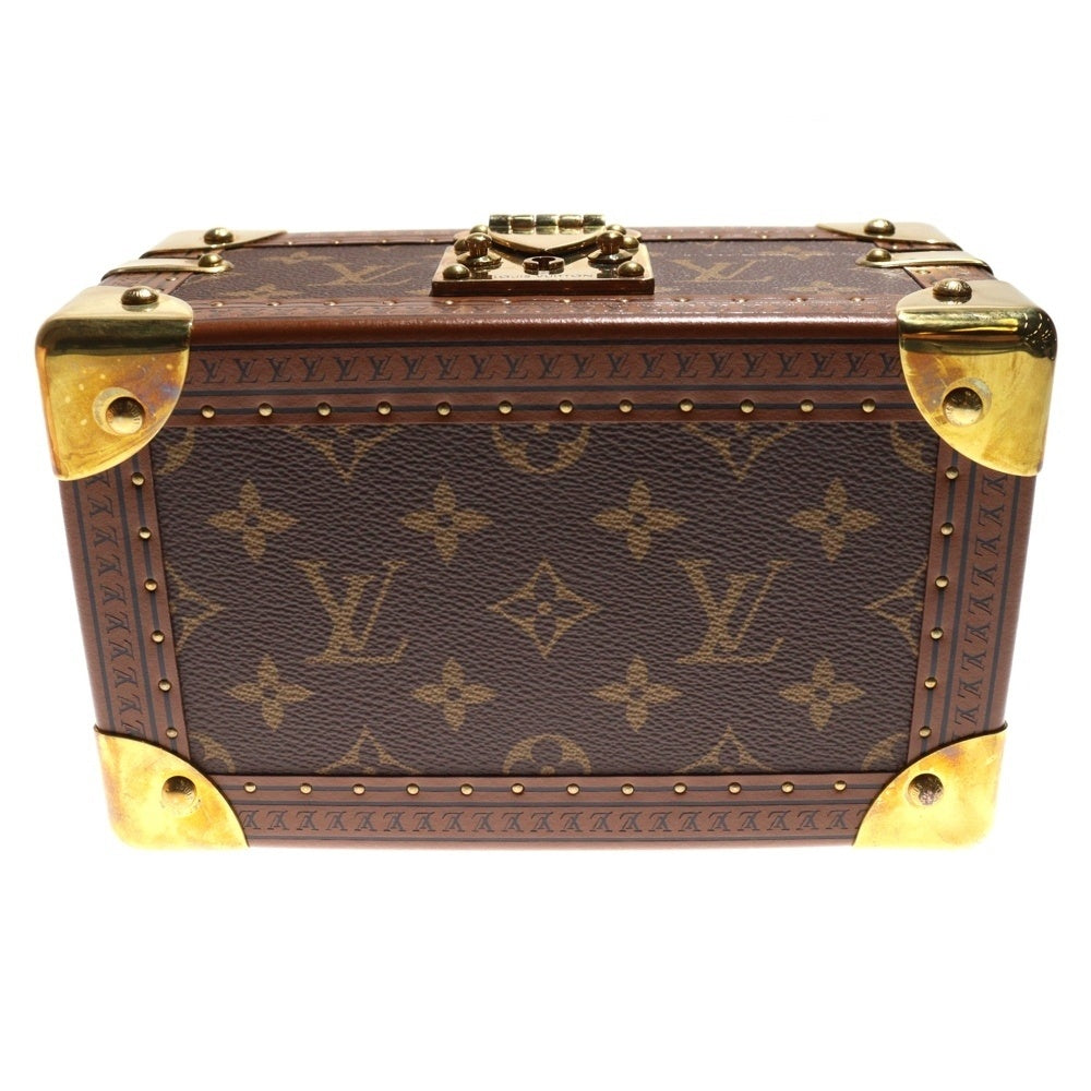 LOUIS VUITTON(ルイヴィトン) モノグラム コフレトレゾール20 ジュエリーボックス ケース ブラウン M20037 ゴールド金具 レディース