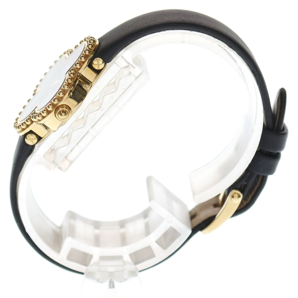 Van Cleef & Arpels(ヴァンクリーフアンドアーペル) アルハンブラ スモール モデル ウォッチ オニキス文字盤 YG/QZ イエローゴールド K18 VCARD21900