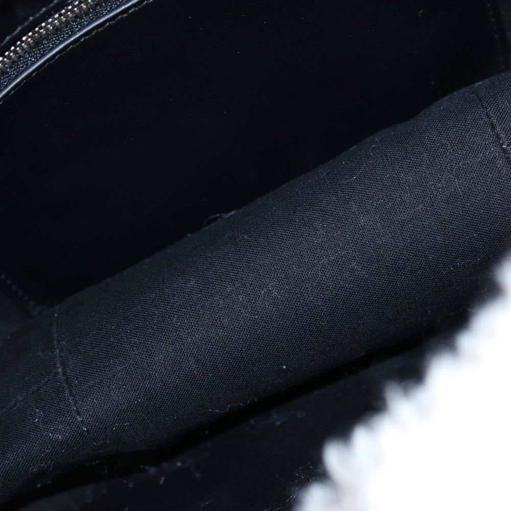 BALENCIAGA(バレンシアガ) EVERYDAY XS エブリデイ 2WAY レザー切替ファーショルダーバッグ ハンドバッグ ホワイト 672793