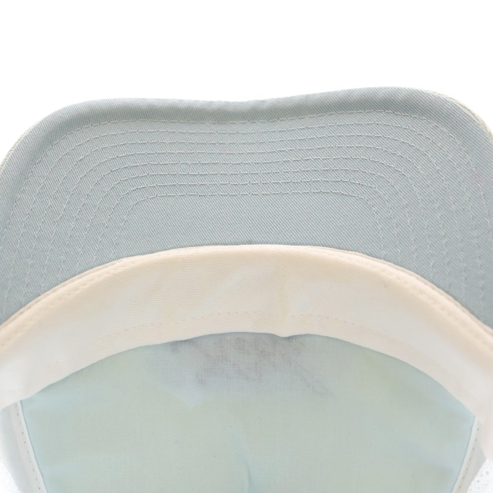 KITH(キス) Logo Denim Nolan Trucker Cap ロゴナイロントラッカーキャップ 帽子 ホワイト/ライトブルー