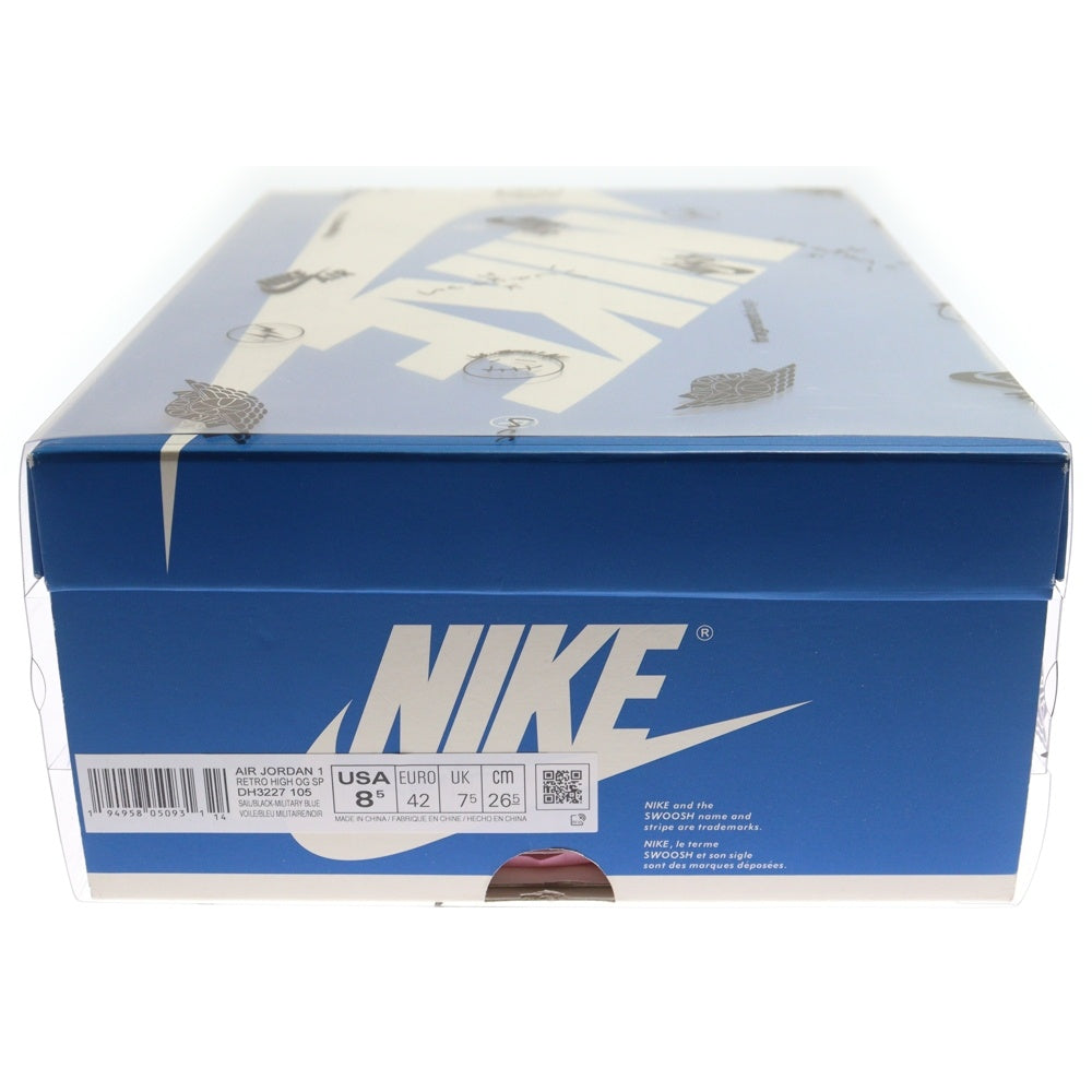 NIKE(ナイキ) ×TRAVIS SCOTT FRAGMENT AIR JORDAN 1 RETRO HIGH OG SP トラヴィススコット フラグメント エアジョーダン1 ハイカットスニーカー US8.5/26.5cm DH3227-105