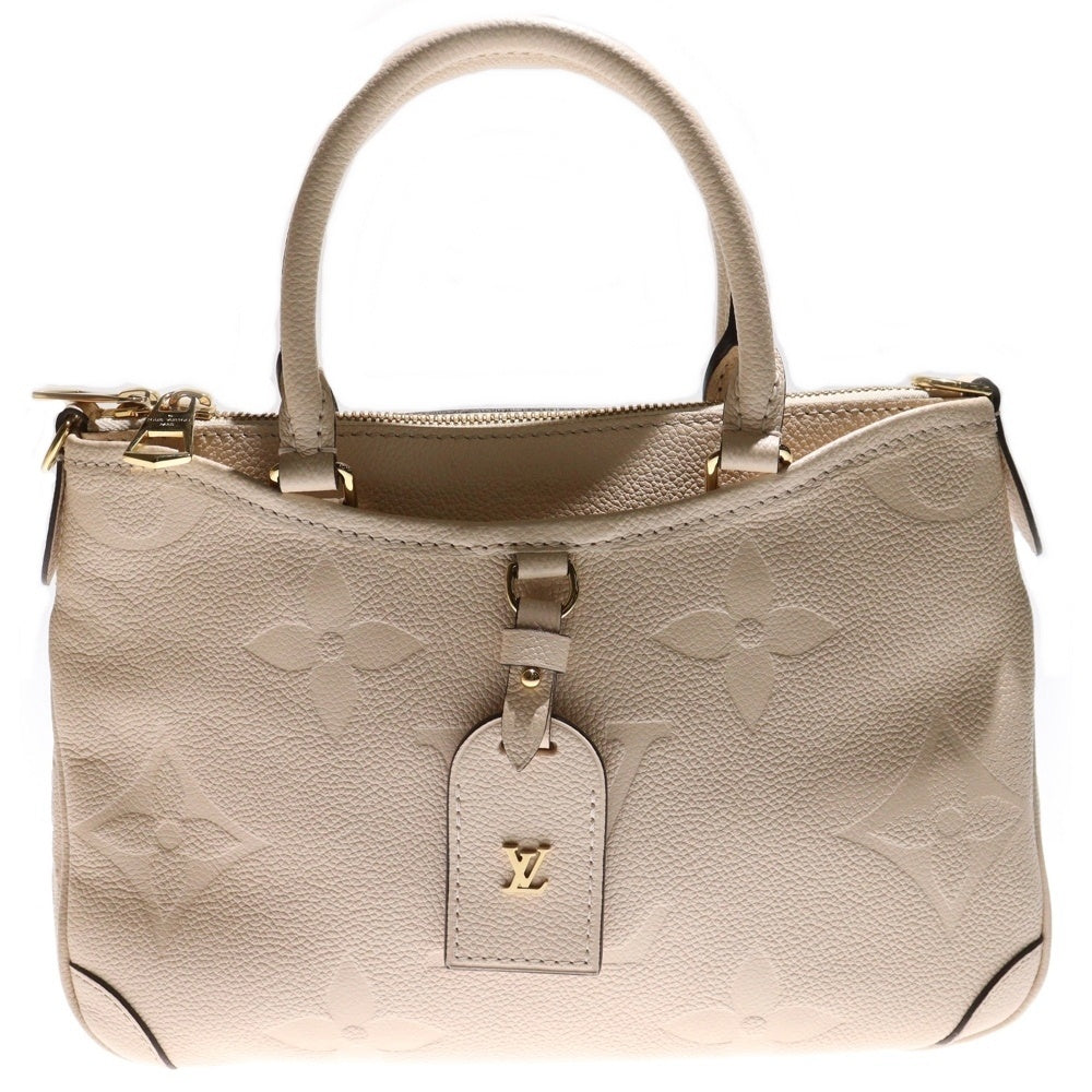 LOUIS VUITTON(ルイヴィトン) モノグラムアンプラント トリアノンPM 2WAY レザーハンドバッグ ショルダーバッグ ベージュ M46503