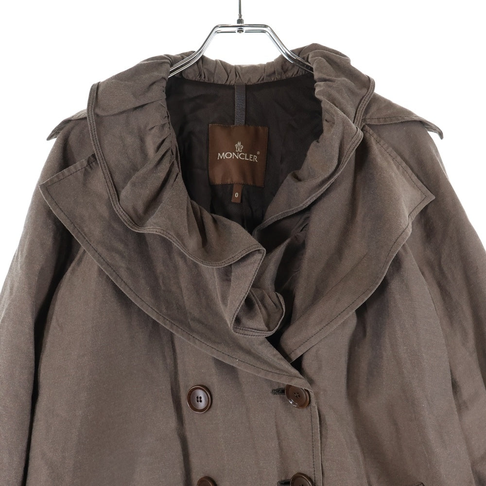 MONCLER(モンクレール) ギャザーカラー コットン チェスターコート